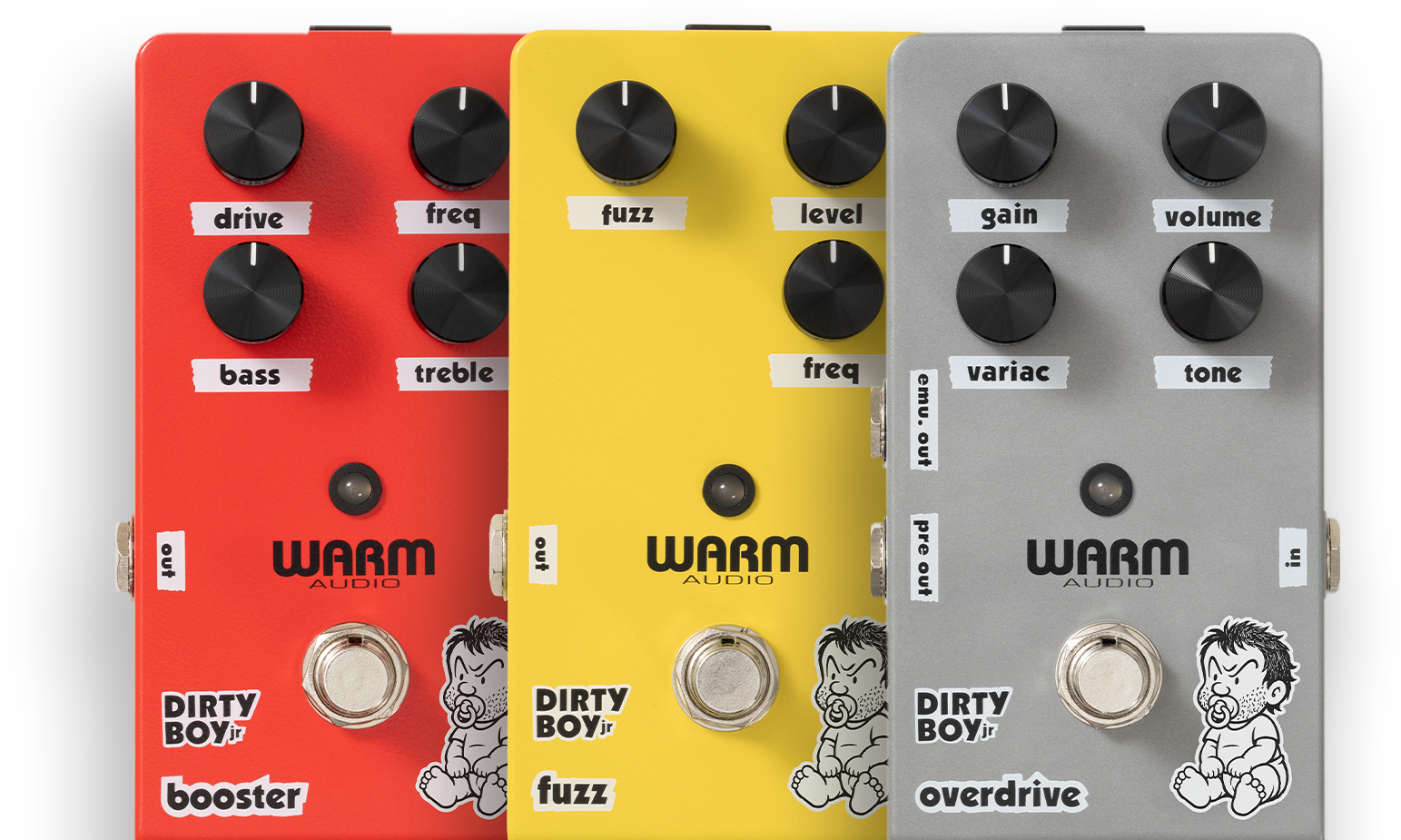Announcing Diry Boy Pedals by Warm Audio